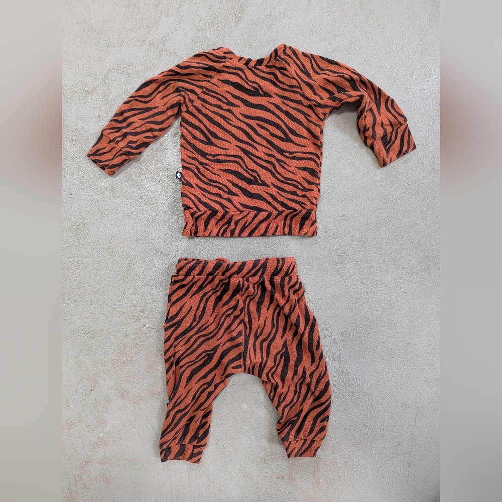 Kyte Jogger Set In Rust Tiger - Picture 2 of 5